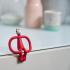 Чесалка с апликатор Matchstick Monkey Teether Red