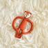 Чесалка с апликатор Matchstick Monkey Animal Teether Fox