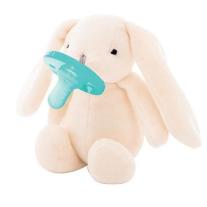 Minikoioi Sleep Buddy мека играчка със залъгалка - White Bunny