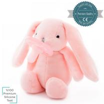 Minikoioi Sleep Buddy мека играчка със залъгалка - Pink Bunny