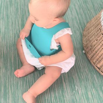 Minikoioi Flexi Bib силиконов лигавник с джоб - Grey