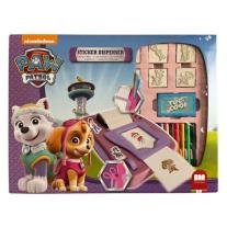 Креативен комплект Multiprint "Paw Patrol" за момиче с машина за стикери и аксесоари