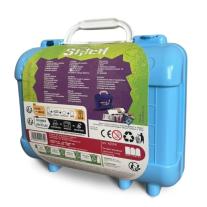 Творческо куфарче Multiprint "Стич" с аксесоари за оцветяване и 5 печата