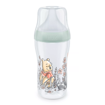 Шише Nuk Perfect Match - Temperature control, PP, 260 ml, размер М, Disney Мечо Пух