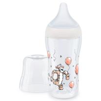 Шише Nuk Perfect Match - Temperature control, PP, 260 ml, размер М, Disney Тигър