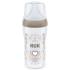 Шише Nuk Perfect Match - Temperature control, PP, 260 ml, размер М, сърце