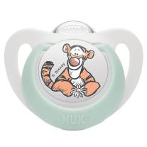 Силиконова залъгалка NUK - Тигър, 6-18 месеца