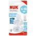 Силиконови биберони NUK First choice - Flow control, 6-18 м, 2 броя