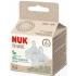 Силиконови биберони за шише NUK for Nature - Softer, размер L, 2 броя