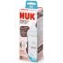 Стъклено шише NUK Perfect Match - TC, 230 ml, 3 м+, размер M, дъга