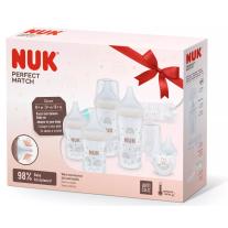 Стартов комплект от 8 части Nuk Perfect Match - Temperature Control, дъга