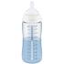 Бебешко шише Nuk First Choice - Temperature control, 300 ml, синьо, крокодили