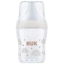 Шише Nuk Perfect Match - Temperature control, PP, 150 ml, размер S, дъга
