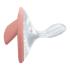 Силиконови залъгалки NUK Mommy Feel - 0-9 месеца, 2 броя, розова и бежова