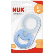 Охлаждаща чесалка за зъби Nuk - С ринг, синя