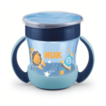 Бебешка чаша Nuk Evolution - Glow in the Dark, 160 ml, момче