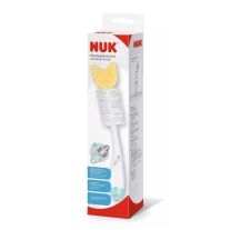 Четка за шише и биберон + гъбка NUK Mint