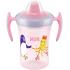 Неразливаща се чаша с мек накрайник NUK Evolution - Trainer Cup, 230 ml, розова