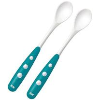 Пластмасови лъжички Nuk, 2 брoя, сини