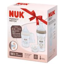 Подаръчен сет Nuk Perfect Match - Сърце и Дъга, 3 части
