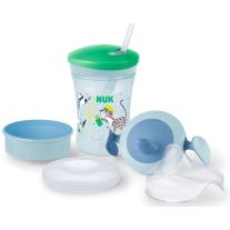 Сет чаши Nuk - Evolution Cups, All-in-one, Зебра, момче