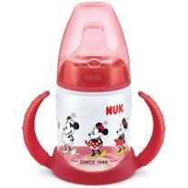 Шише Nuk - Minnie, TC, с накрайник за сок, 150 ml, red