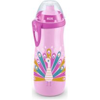 Шише Nuk - Sports Cup, Chameleon, 450 ml, розово