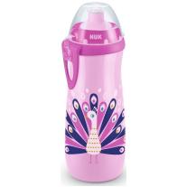 Шише Nuk - Sports Cup, Chameleon, 450 ml, розово