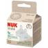Силиконови биберони за шише NUK for Nature - Softer, размер M, 2 броя
