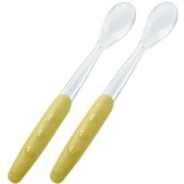 Силиконови лъжички Nuk, 2 брoя, зелени
