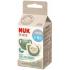 Силиконови залъгалки NUK for Nature - Зелени, 6-18 месеца, 2 броя