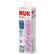Спортна чаша NUK - Mini-Mi, PP, 450 ml, лилава на точки