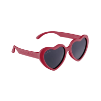 Детски слънчеви очила Roshambo Eyewear във форма сърце с 100% UV защита 0-24 месеца – цвят червен
