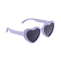 Детски слънчеви очила Roshambo Eyewear във форма сърце с 100% UV защита 0-24 месеца – цвят лилав