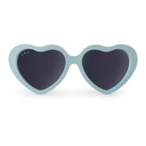 Детски слънчеви очила Roshambo Eyewear във форма сърце с 100% UV защита 2-4години – цвят зелен
