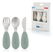 Прибори силикон/стомана Reer 3 бр 