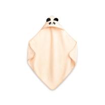 Бебешка хавлия за баня от 100% памук Sensillo Панда Бежова
