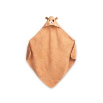 Бебешка хавлия за баня от 100% памук Sensillo Куче Кафява