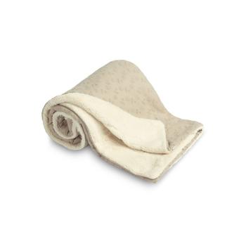 Плюшено детско одеало с дантела Sensillo Лен