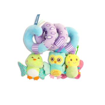 Бебешка образователна спирала за легълце или кошница за кола Sensillo Бухал