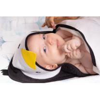 Бебешка хавлия за баня Sensillo Water Friends Пингвин