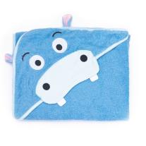 Бебешка хавлия за баня Sensillo Water Friends Хипопотам