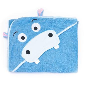 Бебешка хавлия за баня Sensillo Water Friends Хипопотам