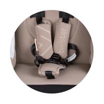 Бебешка количка с въртяща се седалка Chipolino Twister Макадамиа