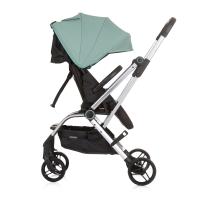 Бебешка количка с въртяща се седалка Chipolino Twister Пастелно Зелена