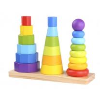 Tooky Toy, Дървена тройна низанка, Кули