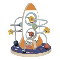 Дървен лабиринт TookyToy Ракета