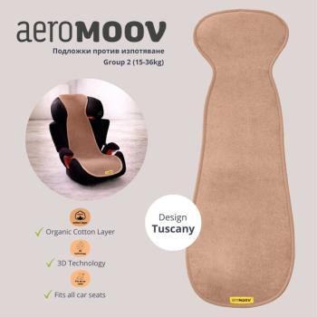 Подложкa против изпотяване за столче за кола AeroMoov Air Layer Група 2/3 Tuscany