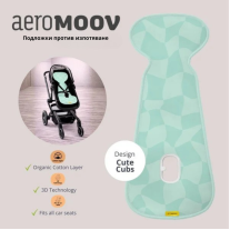 Подложкa против изпотяване за количка AeroMoov Air Layer група В Cute Cubes