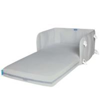 Бебешки обиколник с перфорирана структура AeroSleep в светло сив цвят